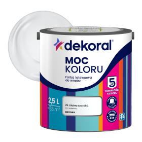 Farba  Dekoral Moc Koloru ULOTNA SZAROŚĆ 2,5L_Remontownia24.pl