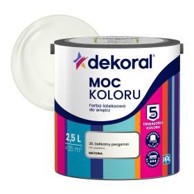 Farba Dekoral Moc Koloru DELIKATNY PERGAMIN 2,5L_Remontownia24.pl