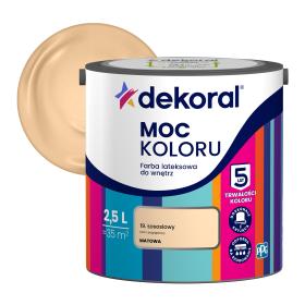 Obrazek dla: Farba Dekoral Moc Koloru ŁOSOSIOWY 2,5L