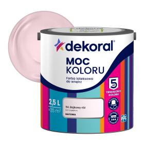 Farba Dekoral Moc Koloru BAJKOWY RÓŻ 2,5L_Remontownia24.pl