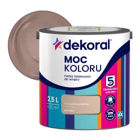 Farba Dekoral Moc Koloru KAWOWA PRALINKA 2,5L_Remontownia24.pl