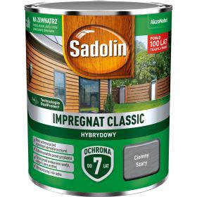 Sadolin Impregnat Classic Hybrydowy Kolor Ciemny Szary_Remontownia24.pl