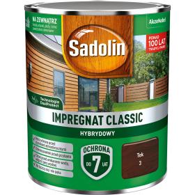 Obrazek dla: Sadolin Impregnat Classic Hybrydowy Kolor Tek *3*_Remontownia24.pl