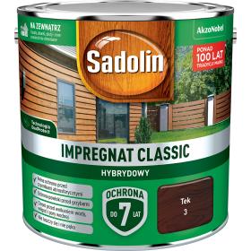 Obrazek dla: Sadolin Impregnat Classic Hybrydowy Kolor Tek *3*_Remontownia24.pl