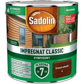 Obrazek dla: Sadolin Impregnat Classic Hybrydowy Kolor Orzech Włoski *4*_Remontownia24.pl
