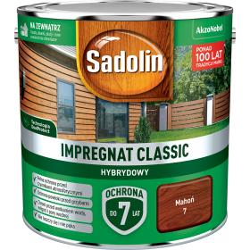 Obrazek dla: Sadolin Impregnat Classic Hybrydowy Kolor Mahoń *7*_Remontownia24.pl