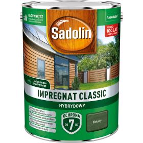 Obrazek dla: Sadolin Impregnat Classic Hybrydowy Kolor Zielony 4,5L_Remontownia24.pl