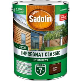 Obrazek dla: Sadolin Impregnat Classic Hybrydowy Kolor Ciemny Orzech 4,5L_Remontownia24.pl