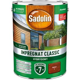 Sadolin Impregnat Classic Hybrydowy Kolor Mahoń *7* 4,5L_Remontownia24.pl
