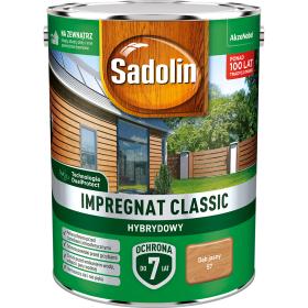 Sadolin Impregnat Classic Hybrydowy Kolor Dąb Jasny *57* 4,5L_Remontownia24.pl