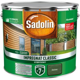 Obrazek dla: Sadolin Impregnat Classic Hybrydowy Kolor Zielony 9L_Remontownia24.pl
