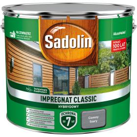 Sadolin Impregnat Classic Hybrydowy Kolor Ciemny Szary 9L_Remontownia24.pl