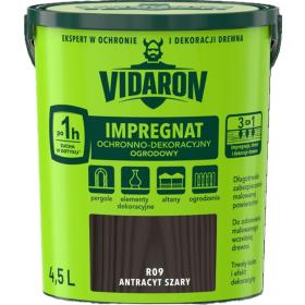Vidaron Impregnat Ogrodowy 4,5L R09 Antracyt Szary