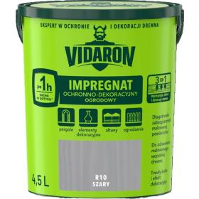 Obrazek dla: Vidaron Impregnat Ogrodowy 4,5L R09 Antracyt Szary