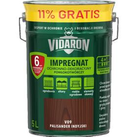 Obrazek dla: Vidaron Impregnat Powłokotwórczy 5L V09 Palisander Indyjski