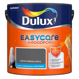 Obrazek dla: Farba Dulux EasyCare Plamoodporna Najmocniejszy Szary 2,5L_Remontownia24.pl
