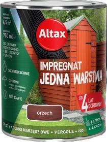 ALTAX Impregnat Jedna Warstwa 4lata Orzech 750ml_Remontownia24.pl