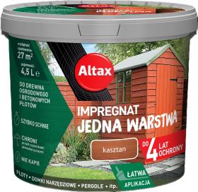 ALTAX Impregnat Jedna Warstwa 4lata Kasztan 4,5L_Remontownia24.pl