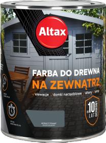Altax Farba Do DREWNA NA ZEWNĄTRZ ANTRACYT PÓŁMAT 0,75L_Remontownia24.pl