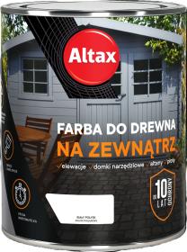 Altax Farba Do DREWNA NA ZEWNĄTRZ BIAŁY POŁYSK 0,75L_Remontownia24.pl