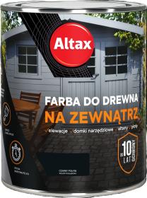 Altax Farba Do DREWNA NA ZEWNĄTRZ CZARNY POŁYSK 0,75L_Remontownia24.pl