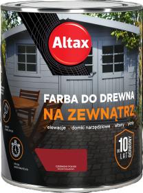 Altax Farba Do Drewna NA ZEWNĄTRZ CZERWONY POŁYSK 0,75L_Remontownia24.pl