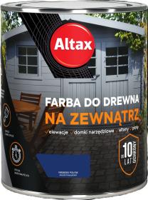 Altax Farba Do Drewna NA ZEWNĄTRZ NIEBIESKI POŁYSK 0,75L_Remontownia24.pl