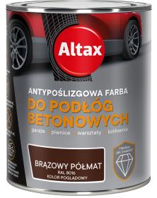 Altax Antypoślizgowa Farba Do PODŁÓG BETONOWYCH BRĄZOWY PÓŁMAT 2,5L_Remontownia24.pl