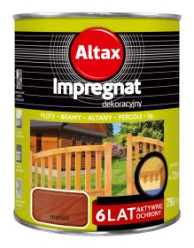 Obrazek dla: Altax Impregnat Dekoracyjny 6 LAT Mahoń 0,75L_Remontownia24.pl