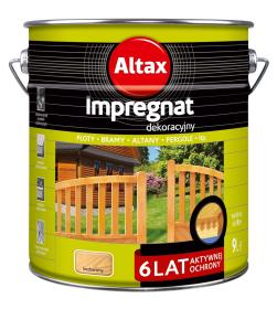 Altax Impregnat Dekoracyjny 6 LAT Bezbarwny 9L_Remontownia24.pl
