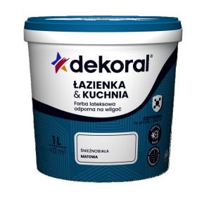 Dekoral Łazienka & Kuchnia Biała 1L_Remontownia24.pl