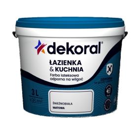 Dekoral Łazienka & Kuchnia Biała 3L_Remontownia24.pl