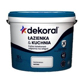 Dekoral Łazienka & Kuchnia Biała 10L_Remontownia24.pl