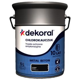 Farba Dekoral Chlorokauczuk Czarny 5L_Remontownia24.pl