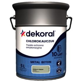 Farba Dekoral Chlorokauczuk Popielaty Średni 5L_Remontownia24.pl