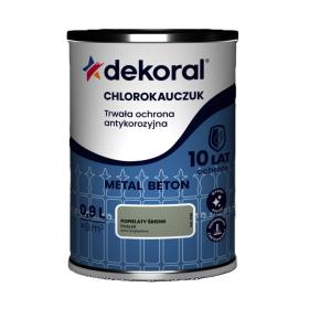 Farba Dekoral Chlorokauczuk Popielaty Średni 0,9L_Remontownia24.pl