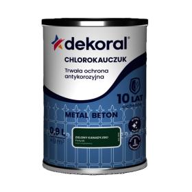 Farba Dekoral Chlorokauczuk Zielony Kanadyjski 0,9L_Remontownia24.pl