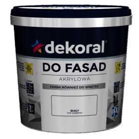 Farba Dekoral Do Fasad Biały 1L_rEMONTOWNIA24.PL