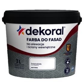 Farba Dekoral Do Fasad Biały 3L_rEMONTOWNIA24.PL