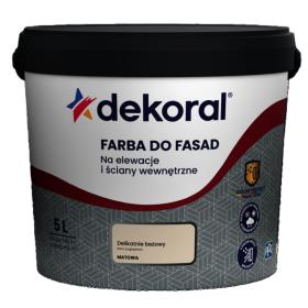 Farba Dekoral Do Fasad Delikatnie Beżowy 5L_Remontownia24.pl