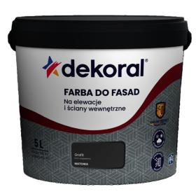 Farba Dekoral Do Fasad Grafit 5L_Remontownia24.pl