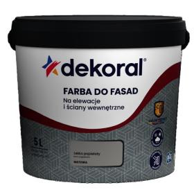 Farba Dekoral Do Fasad Lekko Popielaty 5L_Remontownia24.pl