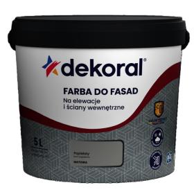 Farba Dekoral Do Fasad Popielaty 5L_Remontownia24.pl