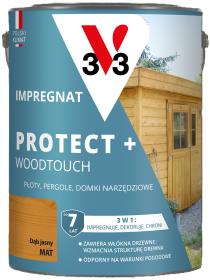 V33 Impregnat PROTECT+ DĄB JASNY 4,5L_Remontownia24.pl