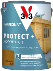 V33 Impregnat PROTECT+ DĄB ZŁOCISTY 4,5L_Remontownia24.pl