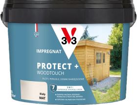 V33 Impregnat PROTECT+ BIAŁY 9L_Remontownia24.pl