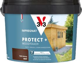 V33 Impregnat PROTECT+ DĄB CIEMNY 9L_Remontownia24.pl