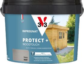 Obrazek dla: V33 Impregnat PROTECT+ SZARY 9L_Remontownia24.pl