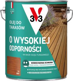 V33 Olej Do TARASÓW O WYSOKIEJ ODPORNOŚCI TEK 4,5L_Remontownia24.pl