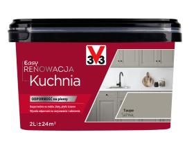 V33 Farba EASY RENOWACJA KUCHNIA TAUPE SATYNA 2L_Remontownia24.pl